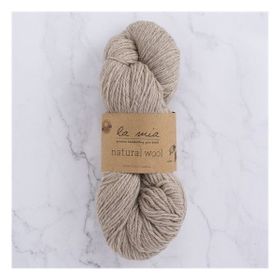 La Mia Natural Wool 33605 H3 Bej El Örgü İpi