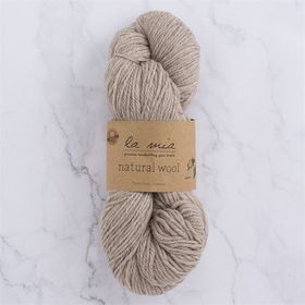 La Mia Natural Wool 33605 H3 Bej El Örgü İpi