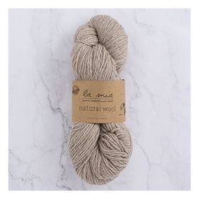 La Mia Natural Wool 33605 H3 Bej El Örgü İpi
