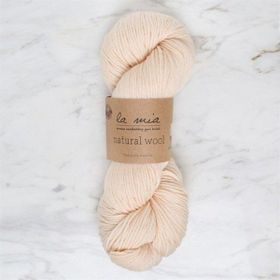 La Mia Natural Wool 34394 L289 Krem El Örgü İpi