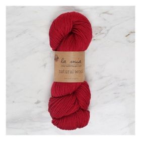 La Mia Natural Wool 34395 L893 Koyu Kırmızı El Örgü İpi