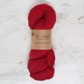 La Mia Natural Wool 34395 L893 Koyu Kırmızı El Örgü İpi