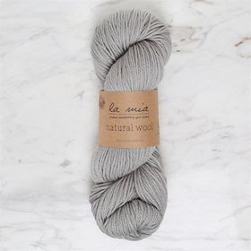 La Mia Natural Wool 34396 L946 Gri El Örgü İpi
