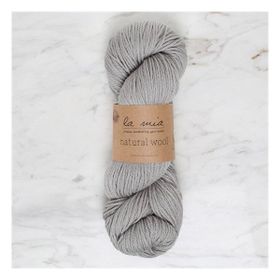 La Mia Natural Wool 34396 L946 Gri El Örgü İpi