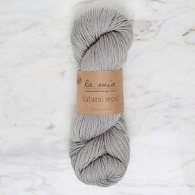 La Mia Natural Wool 34396 L946 Gri El Örgü İpi