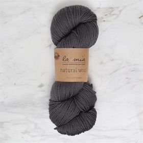 La Mia Natural Wool 34397 L900 Antrasit El Örgü İpi