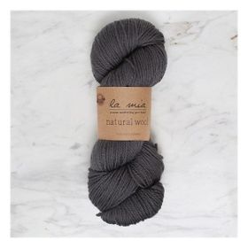 La Mia Natural Wool 34397 L900 Antrasit El Örgü İpi