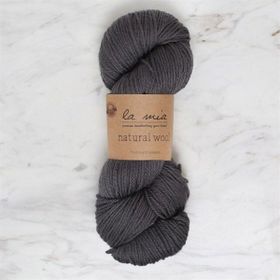 La Mia Natural Wool 34397 L900 Antrasit El Örgü İpi