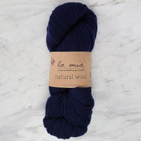La Mia Natural Wool L630 Lacivert El Örgü İpi