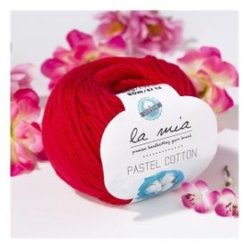 La Mia Pastel Cotton 33611 L004 Kırmızı El Örgü İpi