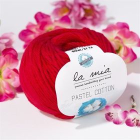 La Mia Pastel Cotton 33611 L004 Kırmızı El Örgü İpi