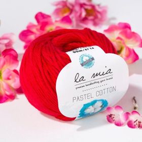 La Mia Pastel Cotton 33611 L004 Kırmızı El Örgü İpi