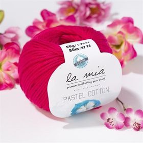La Mia Pastel Cotton 33613 L058 Fuşya El Örgü İpi