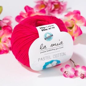 La Mia Pastel Cotton 33613 L058 Fuşya El Örgü İpi
