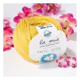 La Mia Pastel Cotton 33614 L061 Hardal Sarısı El Örgü İpi