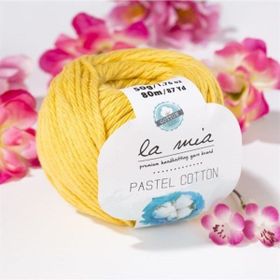 La Mia Pastel Cotton 33614 L061 Hardal Sarısı El Örgü İpi
