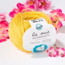 La Mia Pastel Cotton 33614 L061 Hardal Sarısı El Örgü İpi