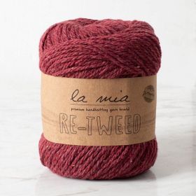 La Mia Re-Tweed 34402 L189 Bordo Melanj El Örgü İpi