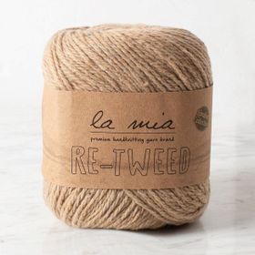 La Mia Re-Tweed 34407 L122 Bej Melanj El Örgü İpi