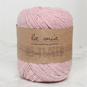La Mia Re-Tweed 34414 L101 Açık Pembe Melanj El Örgü İpi
