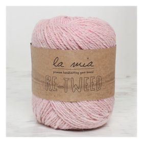 La Mia Re-Tweed 34414 L101 Açık Pembe Melanj El Örgü İpi