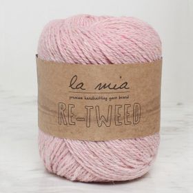 La Mia Re-Tweed 34414 L101 Açık Pembe Melanj El Örgü İpi