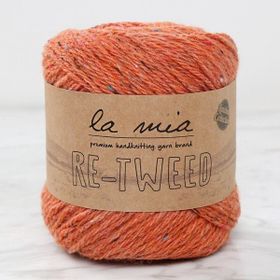 La Mia Re-Tweed L144 Turuncu Melanj El Örgü İpi