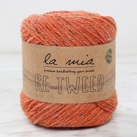 La Mia Re-Tweed L144 Turuncu Melanj El Örgü İpi