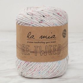 La Mia Re-Tweed L155 Krem Melanj El Örgü İpi