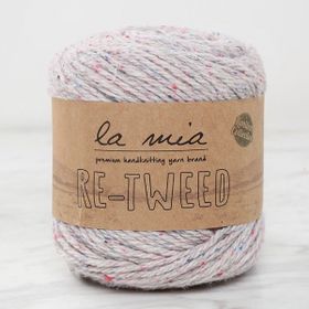 La Mia Re-Tweed L156 Açık Gri Melanj El Örgü İpi