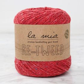La Mia Re-Tweed L165 Kırmızı Melanj El Örgü İpi