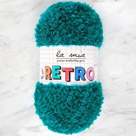 La Mia Retro LM0820 Petrol Yeşil El Örgü İpi