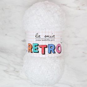 La Mia Retro LM1002 Beyaz El Örgü İpi