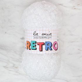 La Mia Retro LM1002 Beyaz El Örgü İpi