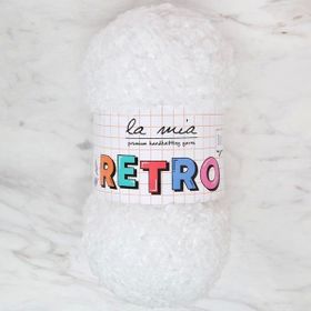 La Mia Retro LM1002 Beyaz El Örgü İpi