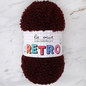 La Mia Retro LM3201 Koyu Kahverengi El Örgü İpi
