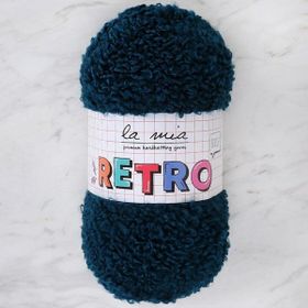 La Mia Retro LM5206 Petrol Mavisi El Örgü İpi