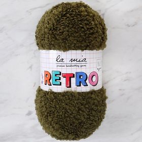 La Mia Retro LM8001 Asker Yeşili El Örgü İpi