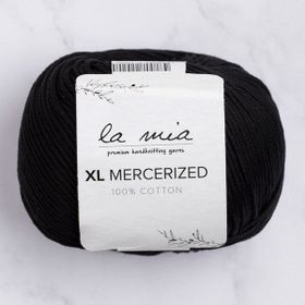 La Mia XL Mercerized 33758 1 Siyah El Örgü İpi