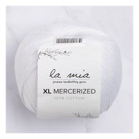 La Mia XL Mercerized 33759 2 Beyaz El Örgü İpi