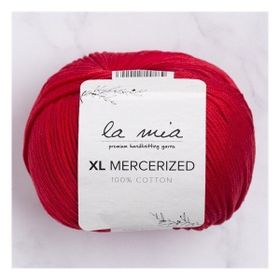 La Mia XL Mercerized 33762 19 Kırmızı El Örgü İpi