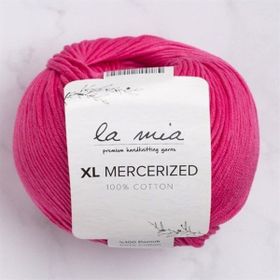La Mia XL Mercerized 33763 35 Fuşya El Örgü İpi