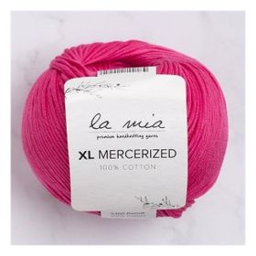 La Mia XL Mercerized 33763 35 Fuşya El Örgü İpi