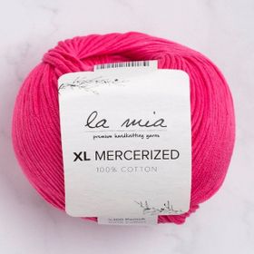 La Mia XL Mercerized 33763 35 Fuşya El Örgü İpi