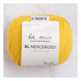 La Mia XL Mercerized 33771 181 Koyu Sarı El Örgü İpi
