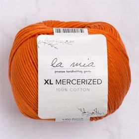 La Mia XL Mercerized 33772 194 Turuncu El Örgü İpi