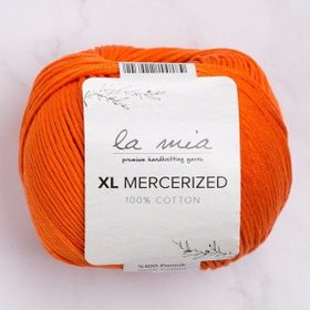 La Mia XL Mercerized 33772 194 Turuncu El Örgü İpi