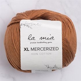 La Mia XL Mercerized 33773 211 Kahverengi El Örgü İpi