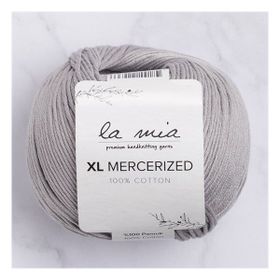 La Mia XL Mercerized 33774 232 Gri El Örgü İpi