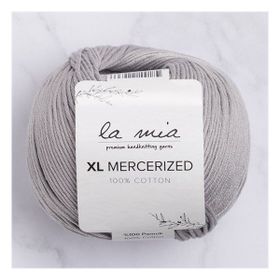 La Mia XL Mercerized 33774 232 Gri El Örgü İpi